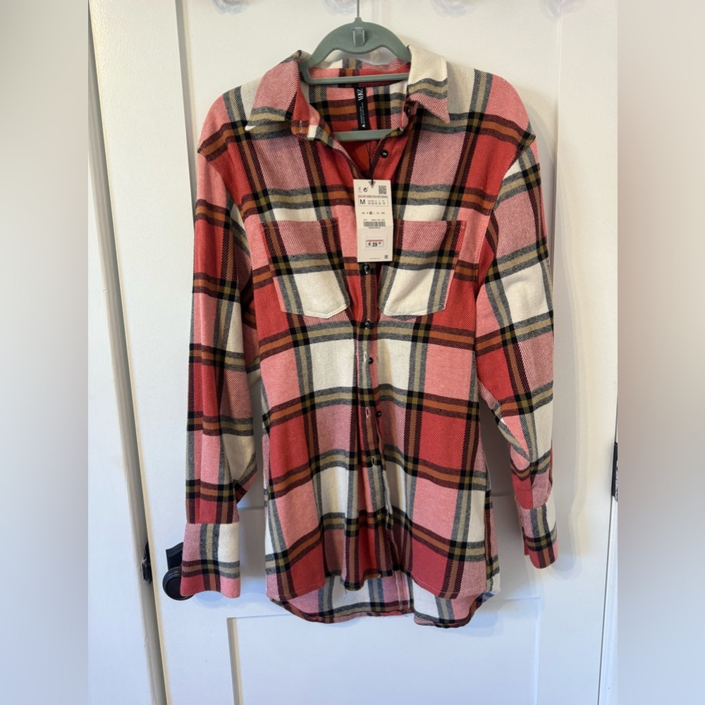 Plaid Flannel Shirtdress